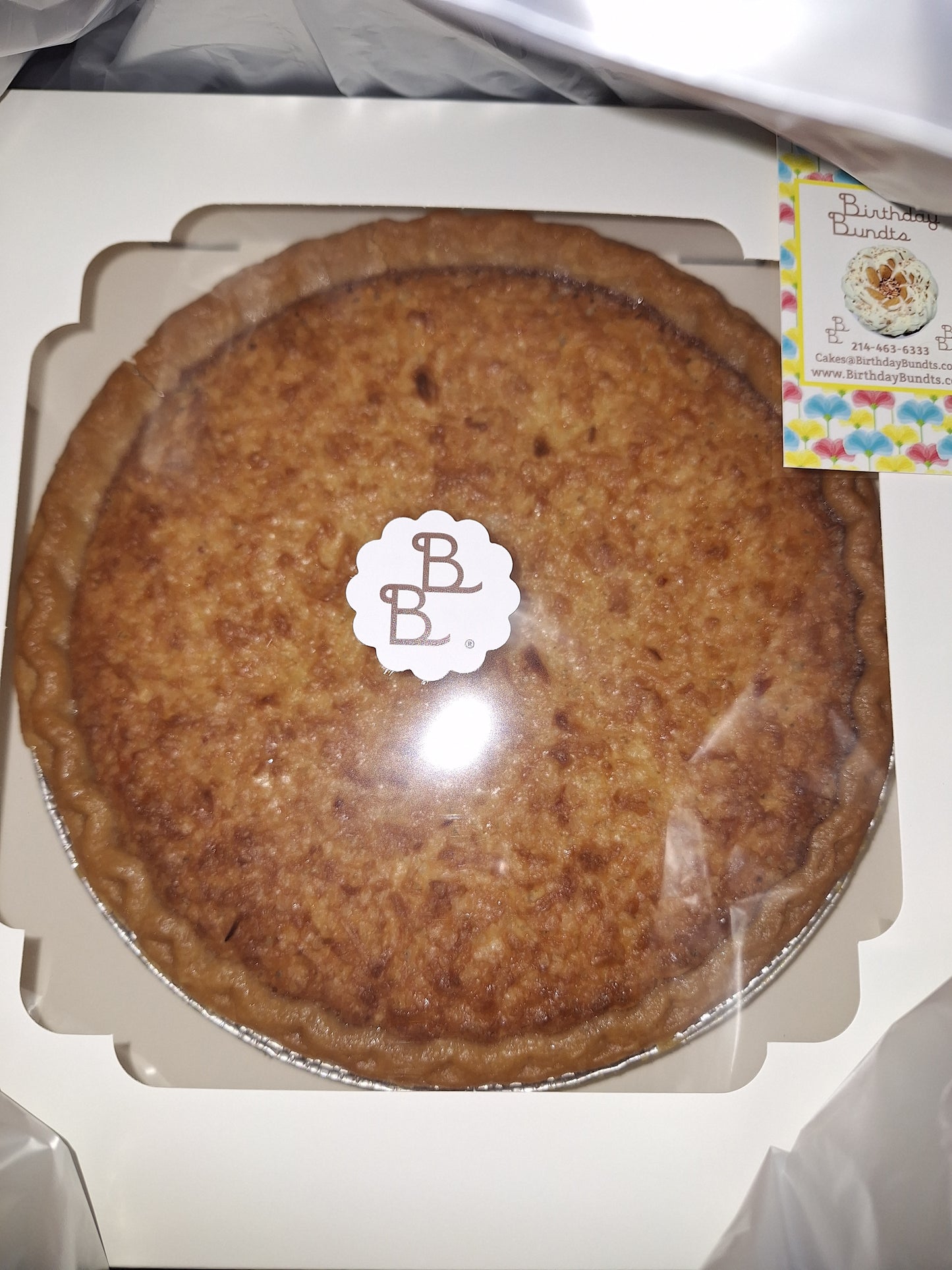 Coconut Chess Pie